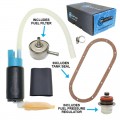 Quantum Fuel Systems OEM Replacement In-Tank EFI Fuel Pump w/ Fuel Pressure Regulator, Tank Seal, Fuel Filter, Strainer for the Harley Davidson Electra Glide Classic / Electra Glide Ultra Classic 00-01 & etc.